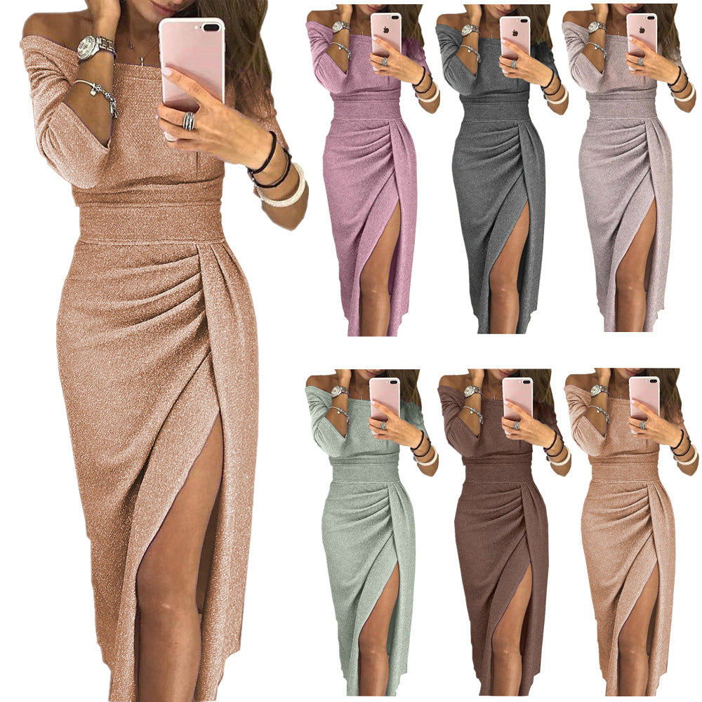 Ladies Dress Bright Crystal
